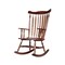 International Concepts Solid Wood Rocker, Espresso R581-120 - alternate 1